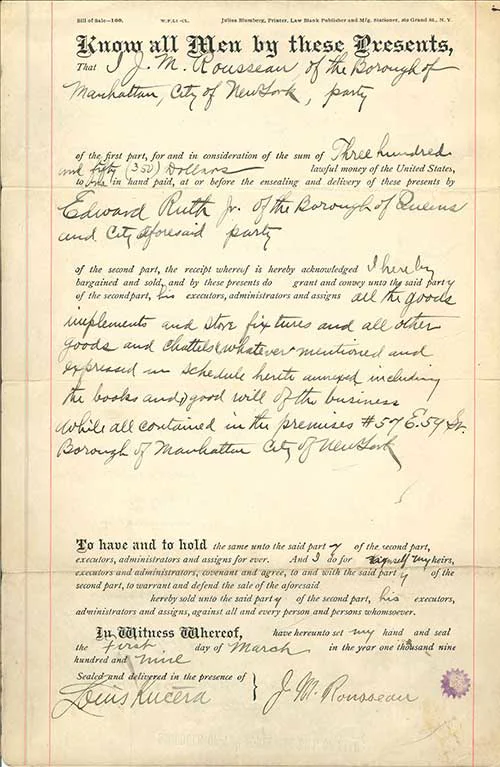 purchase contract